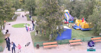 На День села жители Новониколаевки пришли по асфальтированным улицам