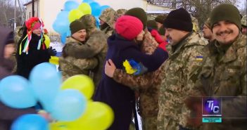 Встреча воинов 28 ОМБР представителями Визирского, Сычавского и Любопольского сельсоветов